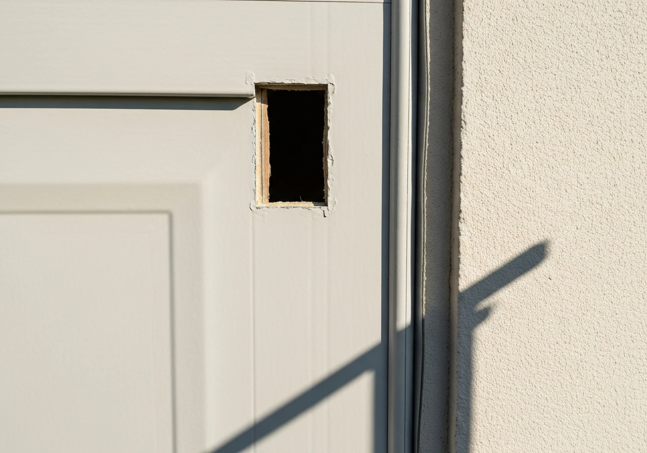 Side-by-side view of a poorly fitted door panel with a visible air gap and a properly sealed weather strip