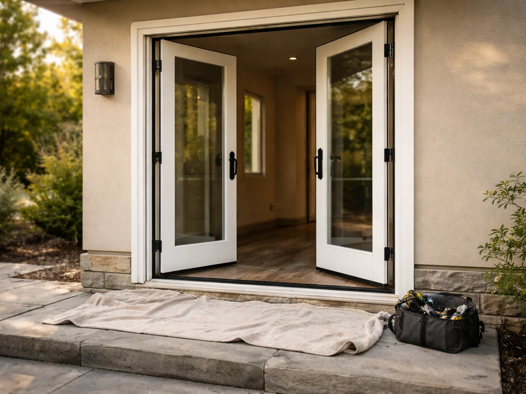 how much does a french patio door cost