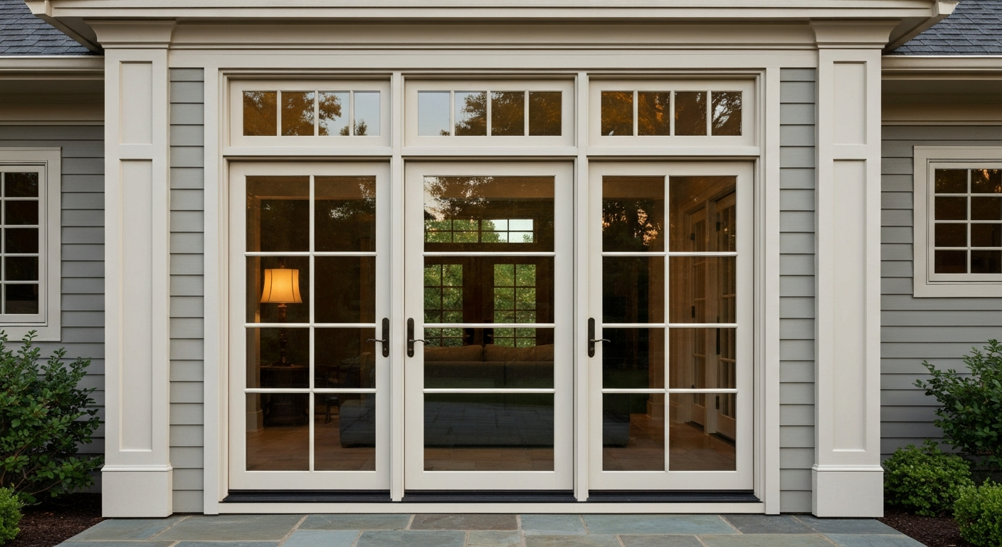 French patio doors with top window: buying & maintenance guide